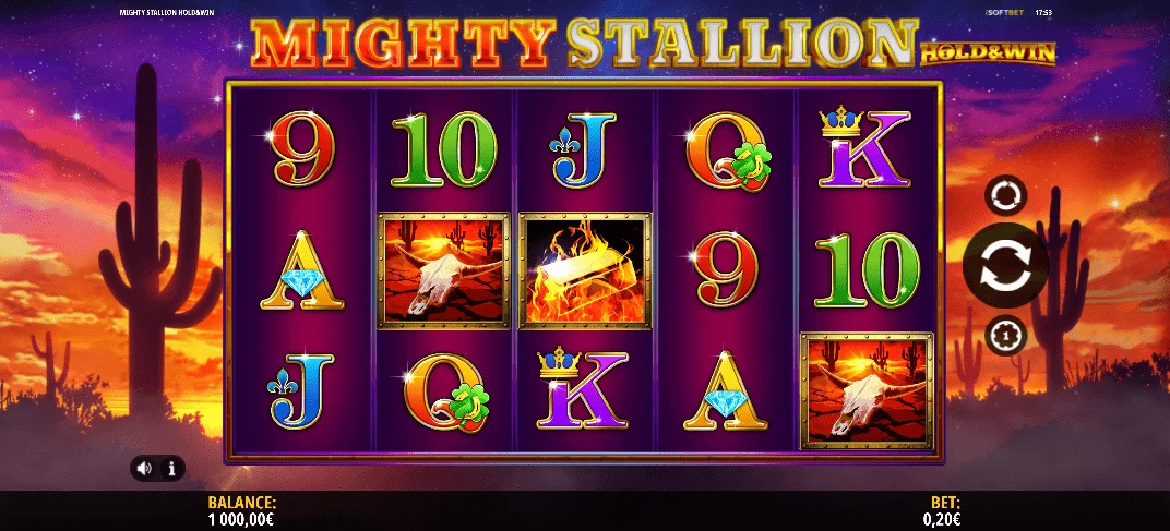Mighty Stallion Hold & Win (Могучий Жеребец) от iSoftBet 2 Mighty Stallion Hold & Win (Могучий Жеребец) от iSoftBet