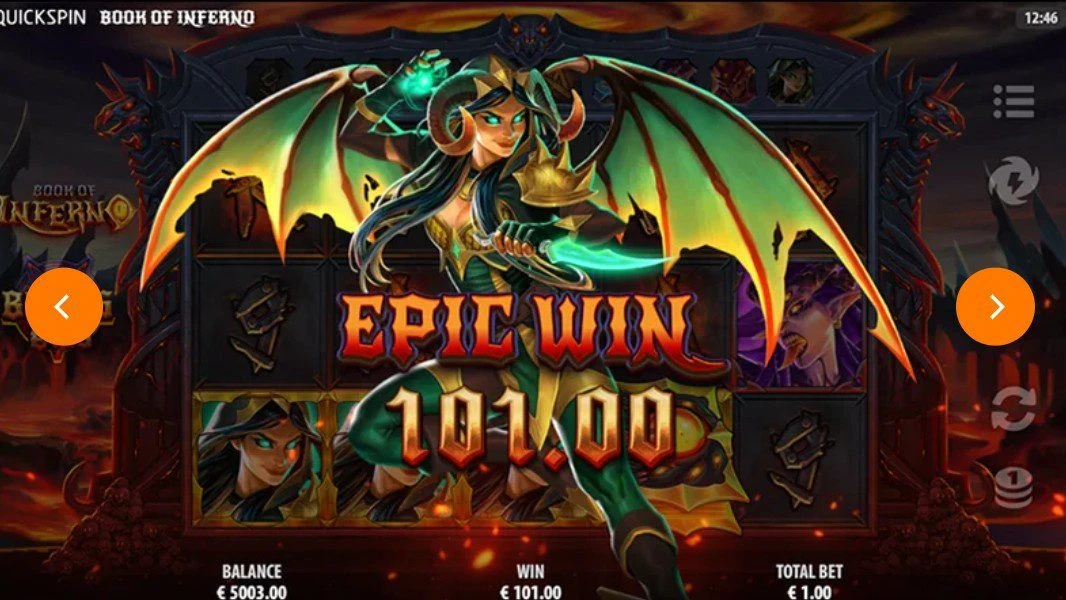 Book Of Inferno (Книга Инферно) от Quickspin 2 Book Of Inferno (Книга Инферно) от Quickspin