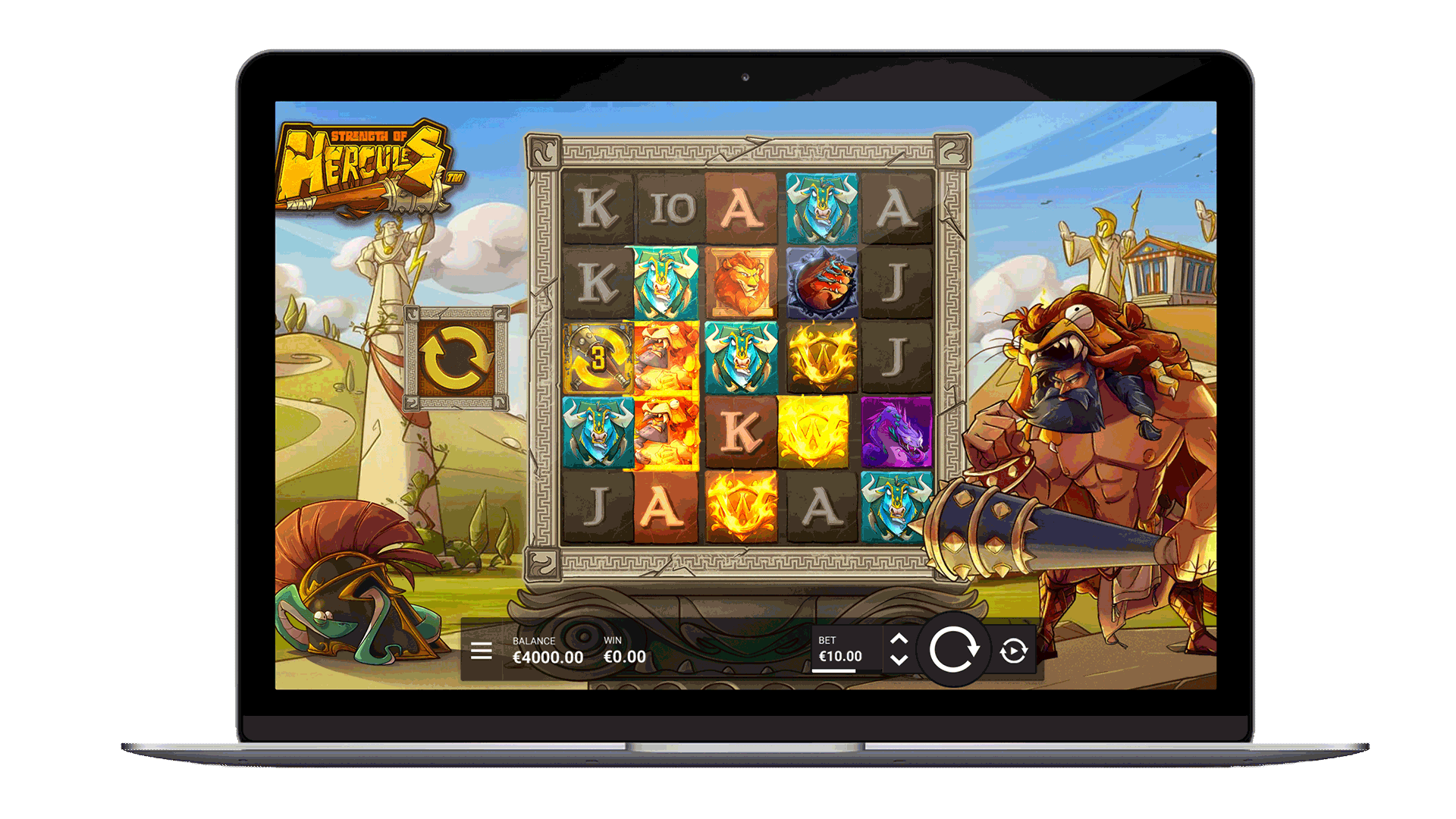 Бонус 60 FS на слот Strength of Hercules | Irwin 1 Strength of Hercules