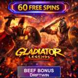 Бонус 60 фриспинов в Gladiator Legends | BEEF
