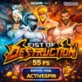 Бонус 55 фриспинов в Fist of Destruction | Monro
