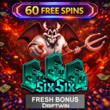 Бонус 60 фриспинов в SixSixSix | FRESH