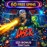 Бонус 60 фриспинов в Fire my Laser | Izzi