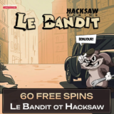 Бонус 60 FS на слот Le Bandit от Hacksaw | 1Go
