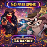 Бонус 50 фриспинов в Le Bandit | Legzo