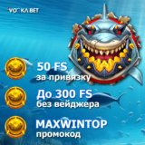 50 фриспинов VodkaBet Casino
